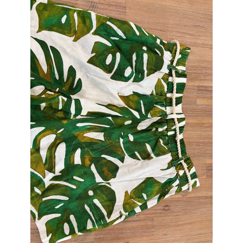 Joie Tropical Print Linen Shorts with Tassles Size Small - Picture 8 of 9